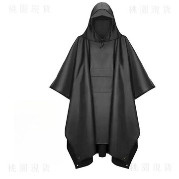 316現貸隔日達💥斗篷雨衣防水三合一雨披徒步戶外多功能斗篷雨衣易攜帶天幕地席