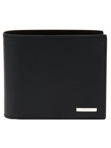 FENDI - 'Elite' billfold wallet - men - Calf Leather - One Size - Black