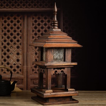 東南亞臺燈泰國戶外落地柱頭圍墻燈臥室床頭燈仿古創意塔形桌燈具