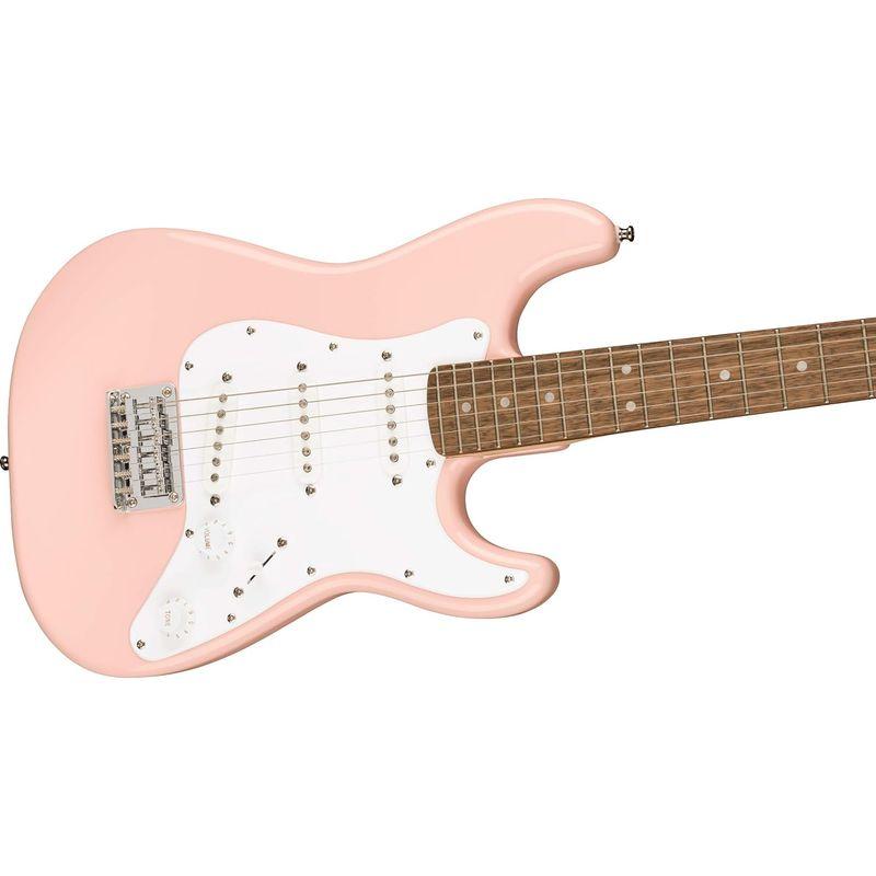 Squier エレキギター Mini Stratocaster?, Laurel Fingerboard, Shell Pink ソフトケー