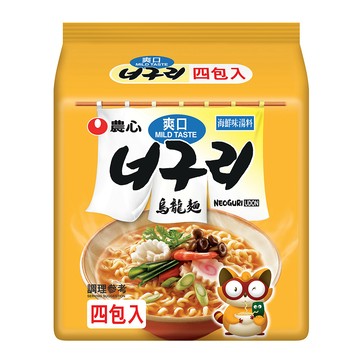 農心 韓國爽口烏龍麵(4入)