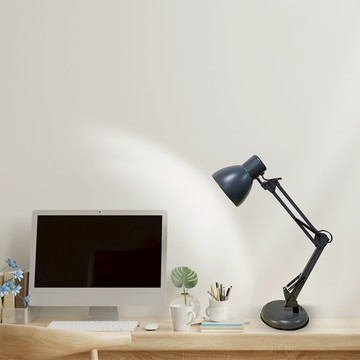 【H&R安室家】 勇士懸臂桌燈/夾燈 兩用款 ZA0253(二色任選)