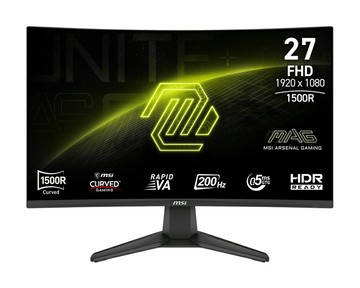 MSI 微星 MAG 276CF E20 27吋 曲面螢幕 200Hz VA 0.5ms 電競螢幕 電腦螢幕