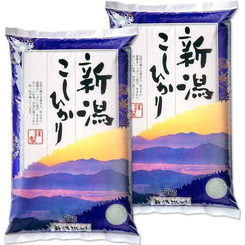 新潟県産 コシヒカリ 山並 白米 10kg (5kg×2 袋) 令和4年産