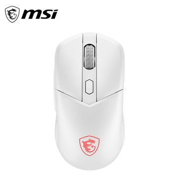 【MSI 微星】VERSA 300 ELITE 無線電競滑鼠 白色【三井3C】