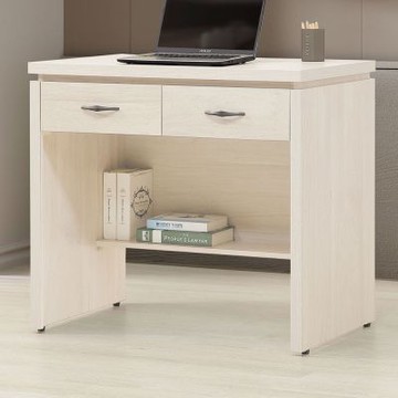 文創集 愛卡迪3尺二抽書桌(二色可選)-90x58x81cm免組