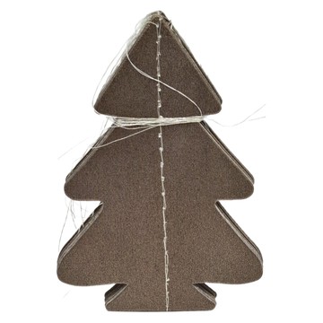 葉子小舖 聖誕拉旗 Set 5條 居家佈置 商場裝飾  咖啡色  12.5 x 9cm