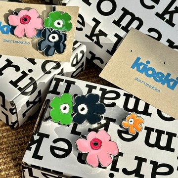 【other more 特選潮流】正品公司貨芬蘭設計師品牌 marimekko ️Unikko 多款小花三件套胸針