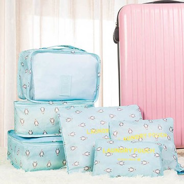 E.City_可愛動物圖案加厚旅行多功能收納6件組