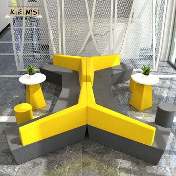 沙發 休息區沙發 幼兒園 早教中心 培訓機構 家長休息等候區 辦公接待會客 洽談區沙發凳 免運 工廠現貨 可開立發票 全館八折 售後保障 k5519