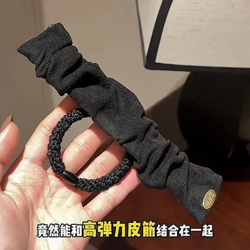 ⚡️本島直出⚽️懶人扎高馬尾不塌神器啪啪圈髮圈頭繩顯髮量丸子頭不傷發發繩頭飾