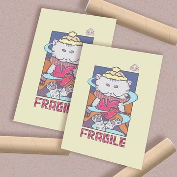 【A3海報】FRAGILE 易碎品