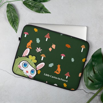 【免運】Little Cactus in Forest 筆電保護套  適合13寸15寸筆電