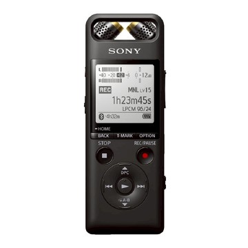 SONY 索尼 16GB藍牙數位錄音筆 可調節式麥克風 Rec Remote 無線遙控 BLUETOOTH 耳機/喇叭支援  PCM-A10  黑色