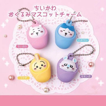🐘小象潮玩🐘chiikawa 吉伊卡哇 襁褓中的嬰兒 植絨款 盲盒公仔 小掛件飾品