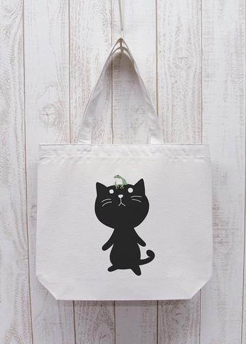 Niten Zero Nyan Outing Tote Frog Natural / R006-BT-NA