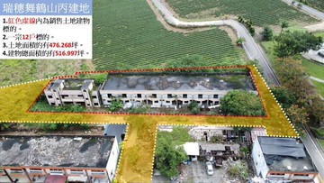專任|花蓮瑞穗北回歸線|丙種建地|附12棟建物｜花蓮縣瑞穗鄉舞鶴東段
