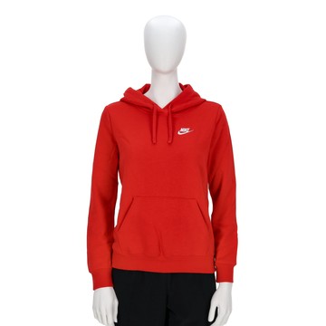 Nike As W Nsw Club Flc Std Po Hdy 女款 紅色 連帽 帽T 長袖 DQ5794-657