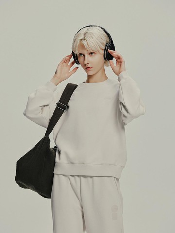 i Logo Steady Sweatshirt - beige