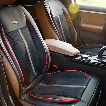 Baramgoji 4向通風涼感汽車坐墊  皇家黑  1個