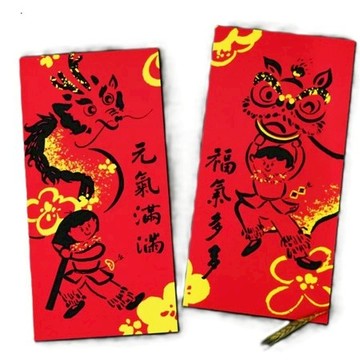 三支筆工作室-舞龍舞獅門神組