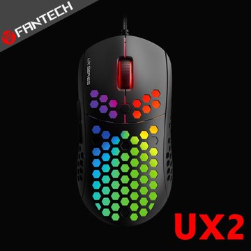 FANTECH UX2 HIVE 酷炫RGB輕量電競滑鼠
