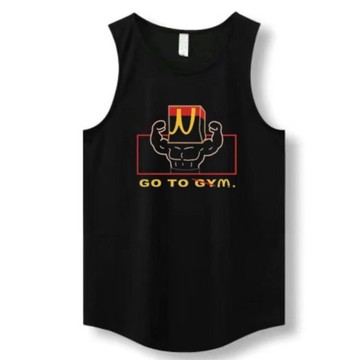 夏季坦克网眼新款背心Go To GYM速干短袖健身男女同款宽松百搭运动男裝