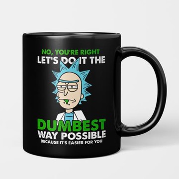 SB你說的都對瑞克和莫蒂Rickandmorty馬克杯水杯子蓋帶勺子男女生