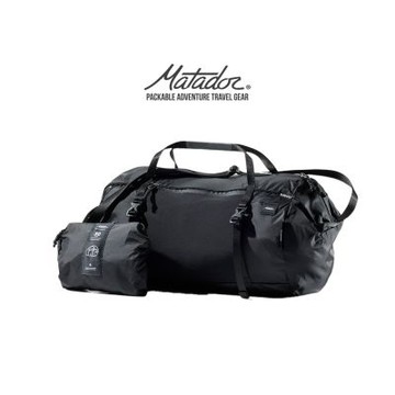 【Matador 鬥牛士】 Packable Duffel 30L 多用途摺疊旅行袋 - 黑色/可收納/輕量/備用袋/肩背/斜背/可後背/登機/機能包袋 /健身