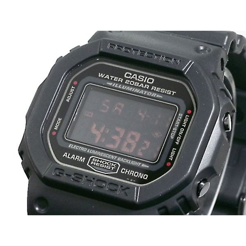 カシオ CASIO Gショック G-SHOCK 腕時計 マットブラック レッドアイ