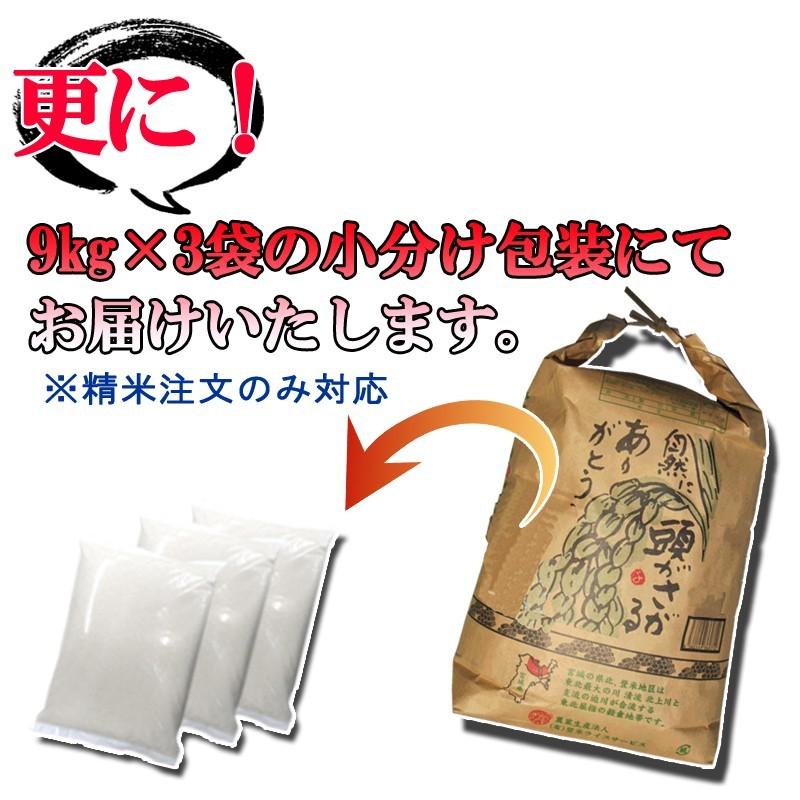 新米  令和5年産  精米  米　宮城県産 ササニシキ27kg （ 9kg×3袋 ） 送料無料