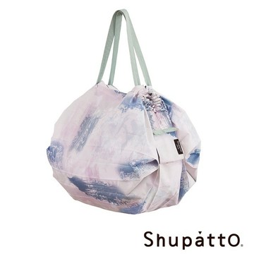 【Shupatto】燈籠型海外限定夢幻島系列秒收環保啪啪包-中-海峽粉 (SH-S489CP-XAW2)