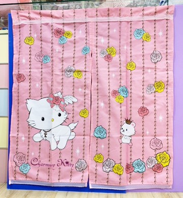 【震撼精品百貨】寵物貓_Charmmy Kitty~三麗鷗 寵物貓長門簾(83*890CM)-玫瑰#95664