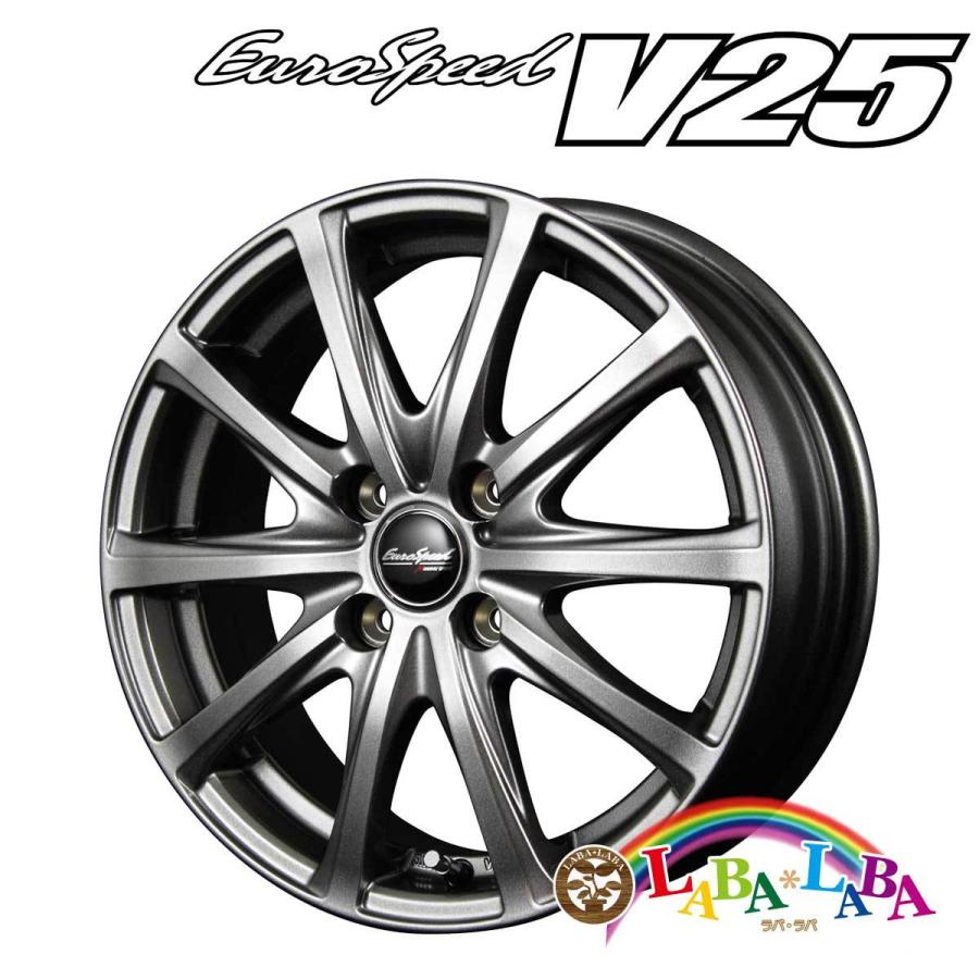 ホイールセット 4本セット 16インチ 195/65R16 ホイール V25 16×6.0J +43 PCD100 穴数4(4H) 色  メタリックグレー サマータイヤ SAILUN ELITE 通販 LINEポイント最大0.5%GET LINEショッピング