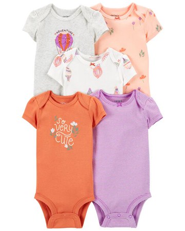 Baby 5-Pack Short-Sleeve Original Bodysuits