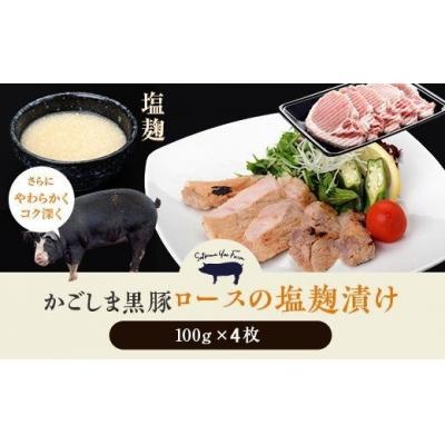 ふるさと納税 薩摩川内市 黒豚ロース味噌漬・塩麹漬け各4枚×4カ月お届けGS-007