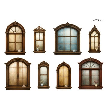 【9 月新品】20-150-0189 裁切紙 幻想復古浪漫喫茶