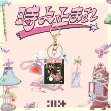 ⭐韓國代購正版預售⭐25年illit女團鑰匙扣 新款亞克力三聯鑰匙扣包包掛件配件周邊