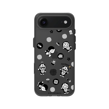 iPhone Air Clear (相機按鈕) 酷墨灰 - 哆啦A夢 Doraemon - 黑白特別款