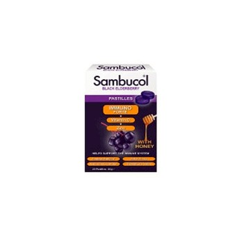 Black Elderberry Pastilles 20 Count by Nizoral