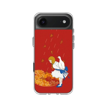 iPhone Air Clear Case（相機按鈕） 透明 - Autumn's Tale / 秋天的故事 - 凝視