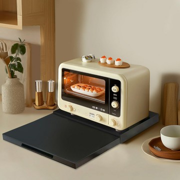 廚房多功能微波爐置物架烤箱電飯煲抽拉備菜檯面多層收納海外爆款