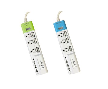 現貨延長線 usb延長線 延長線插座 aiwa愛華  6.2a家用智能延長線插座-6尺 興雲網購