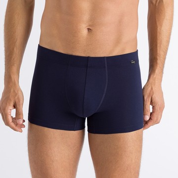 【HANRO】Cotton Essentials貼身四角男內褲(午夜藍)