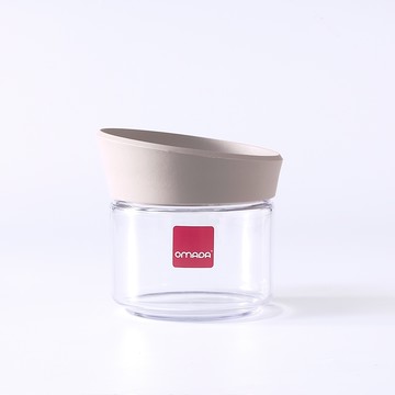 【OMADA】防潮儲物密封罐 褐色 0.5L(防潮罐、儲物罐、密封罐)