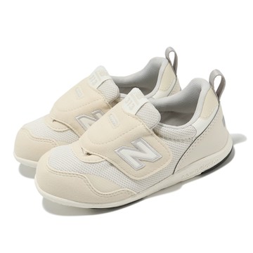 New Balance 休閒鞋 313 Wide 小童 寬楦 米白 麂皮 網布 小朋友 嬰兒鞋 學步鞋 魔鬼氈 NB IT313FJ2-W