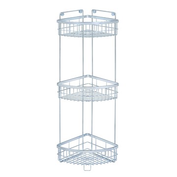 [King's house 金石家] 不鏽鋼三層角落架(加高款) / CS2535HB / SUS304不鏽鋼(18-8) / 不鏽鋼原色