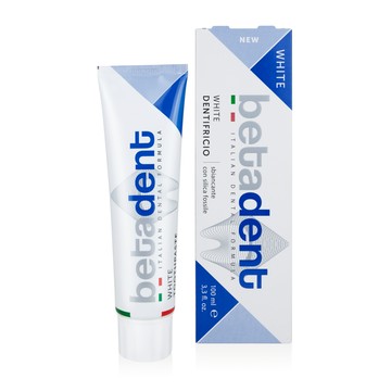 【買一送一】義大利BETADENT 潔淨亮白牙膏 100ml*2