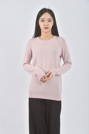 (S) nice claup亮閃粉色長袖上衣