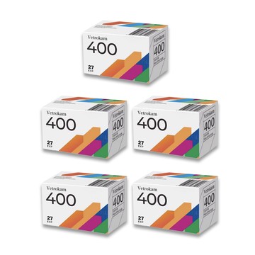 KODAK Vetrokam 歐洲沃克底片 彩色負片 彩色底片膠卷底片 iso400 27EXP 五入組